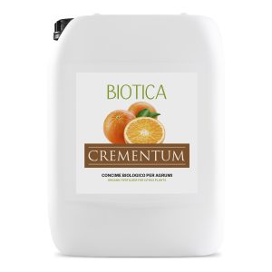 BIOTICA Concime Biologico Liquido per Agrumi – 10 Litri - CREMENTUM Fertilizzante specifico per Piante di Limone, Mandarino, Pompelmo ed Agrumi in genere - Consentito in Agricoltura Biologica