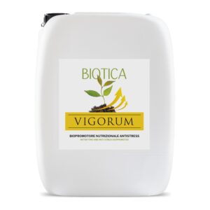 BIOTICA Biopromotore della crescita ad azione nutrizionale ed antistress con acidi umici e fulvici - concime liquido per piante da appartamento e giardino - 20 litri - VIGORUM 100% biologico e vegano